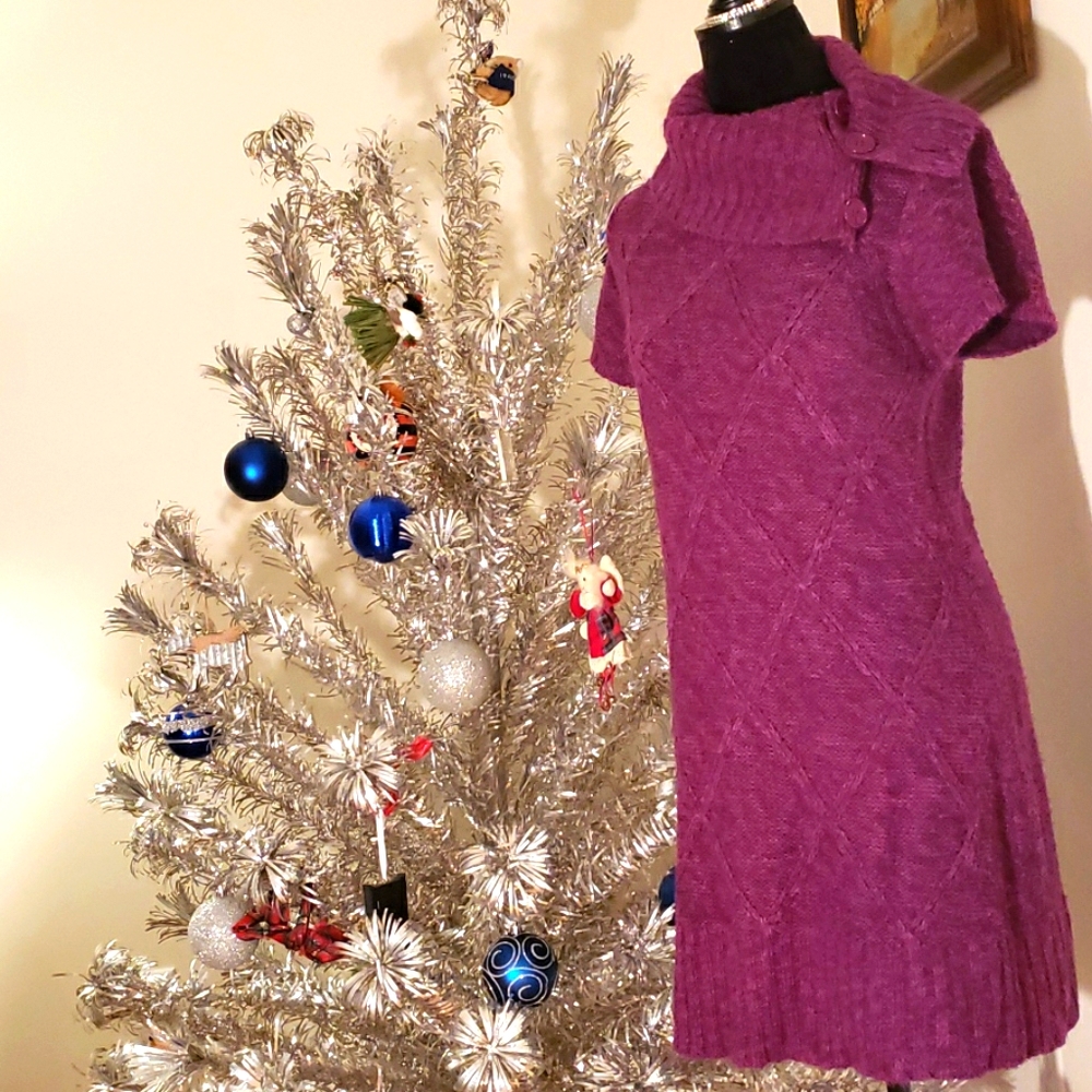 💜Large Purple Sweater Dress💜